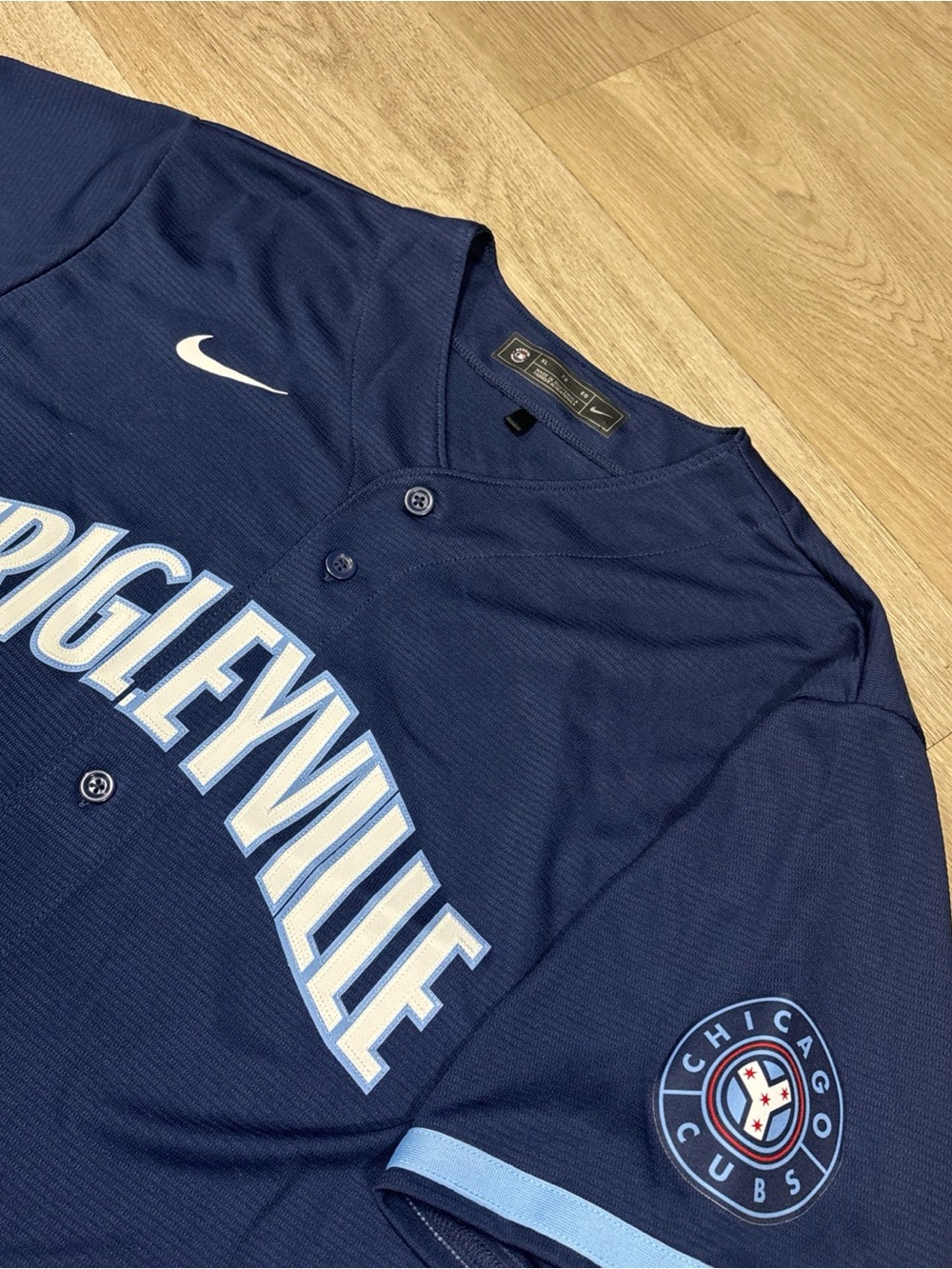 Nike Chicago Cubs Javier Baez #9 City Connect Wrigleyville Jersey Men’s Size XL